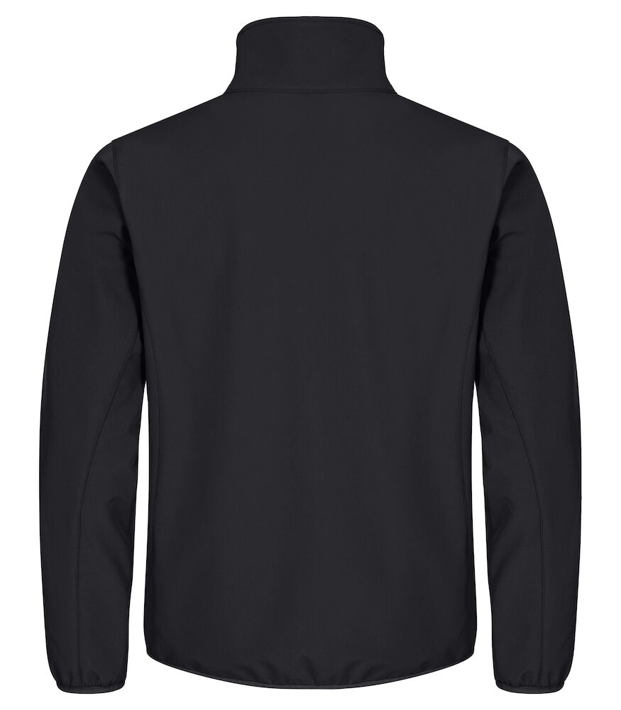 Classic Softshell Jacket - 99 schwarz - Model back