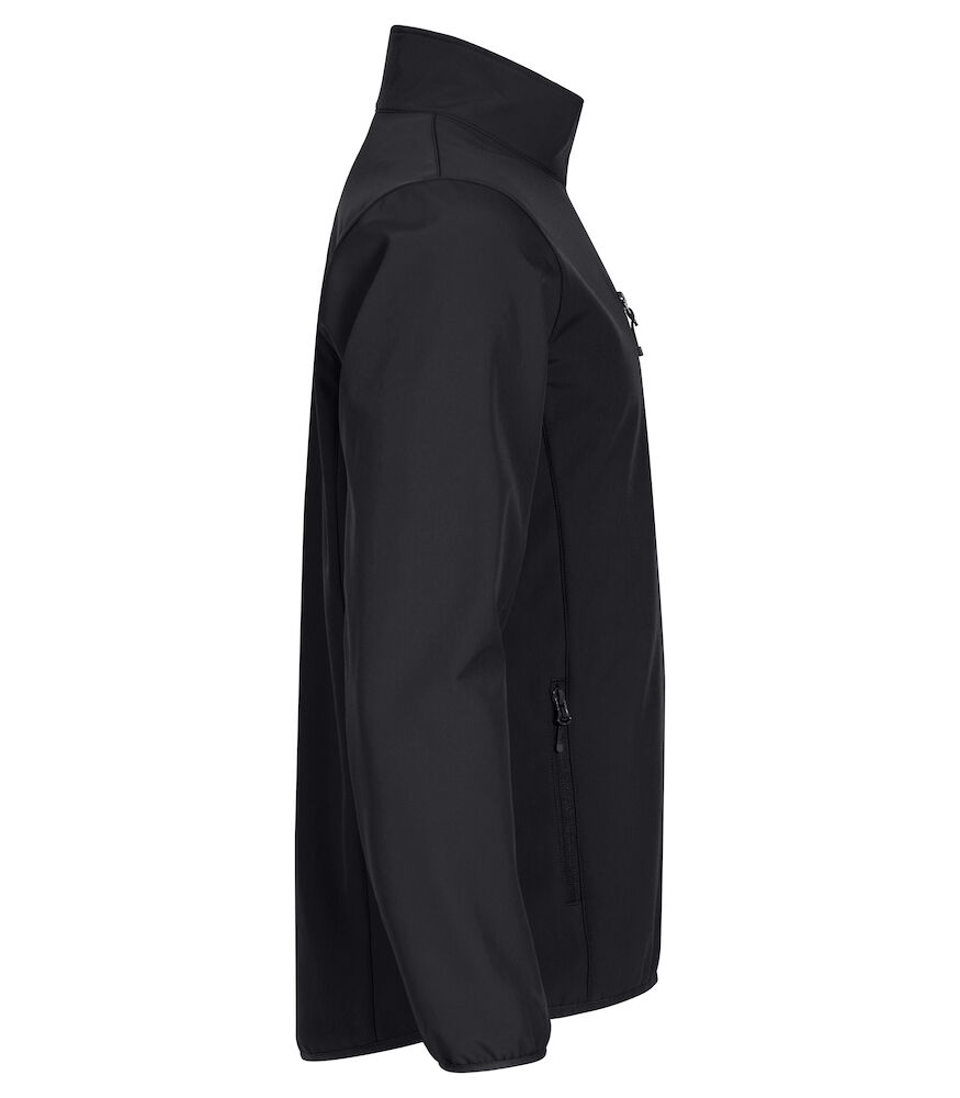 Classic Softshell Jacket - 99 schwarz - Model front