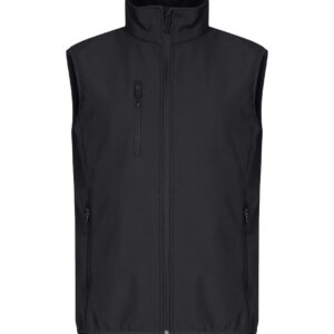 Classic Softshell Vest - 99 schwarz - Front