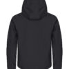 Classic Softshell Hoody - 99 schwarz - Model back