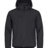 Classic Softshell Hoody - 99 schwarz - Front