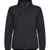 Classic Softshell Jacket Women - 99 schwarz - Front