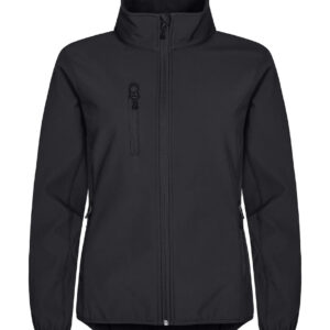 Classic Softshell Jacket Women - 99 schwarz - Front