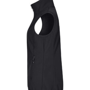 Classic Softshell Vest Women - 99 schwarz - Back