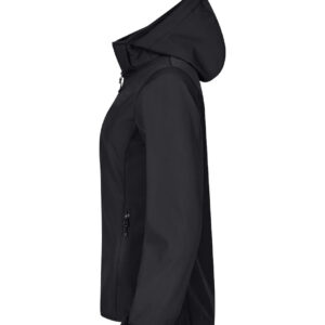 Classic Softshell Hoody Women - 99 schwarz - Back