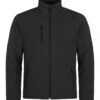 Padded Softshell Jacket - 99 schwarz - Front
