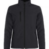 Padded Softshell Jacket Women - 99 schwarz - Front