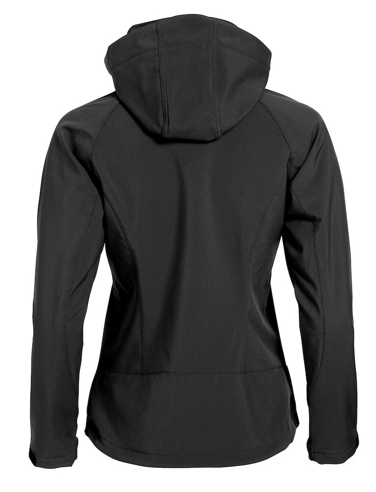 Milford Jacket Women - 99 schwarz - Model back