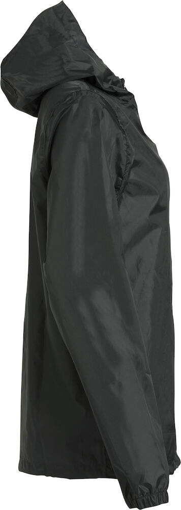 Basic Rain Jacket - 99 schwarz - Model front
