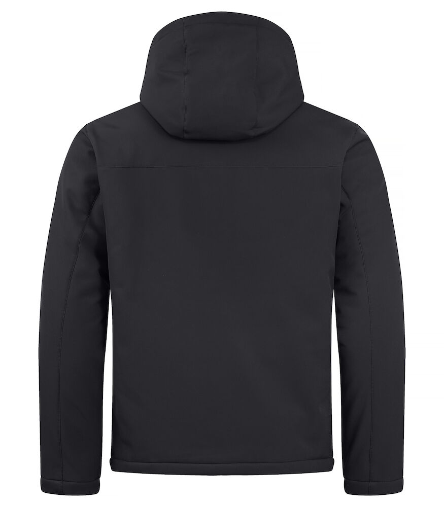 Padded Hoody Softshell - 99 schwarz - Model back