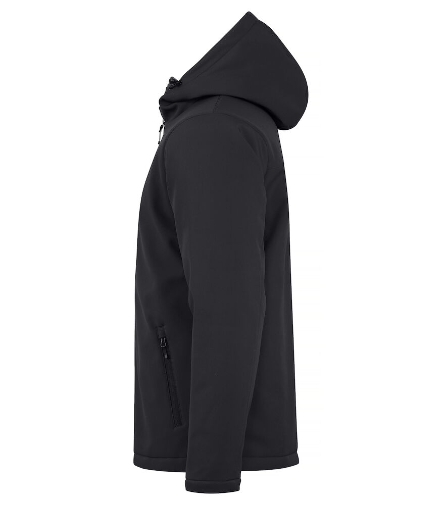 Padded Hoody Softshell - 99 schwarz - Back