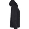Padded Hoody Softshell Women - 99 schwarz - Model front