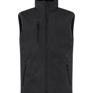 Padded Softshell Vest - 99 schwarz - Front