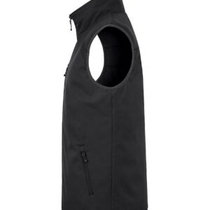 Padded Softshell Vest - 99 schwarz - Back
