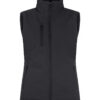Padded Softshell Vest Women - 99 schwarz - Front