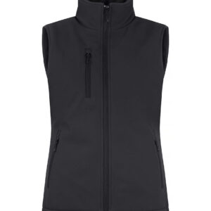 Padded Softshell Vest Women - 99 schwarz - Front