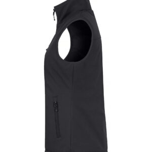 Padded Softshell Vest Women - 99 schwarz - Back