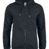 Premium OC Hoody Full Zip - 99 schwarz - Front
