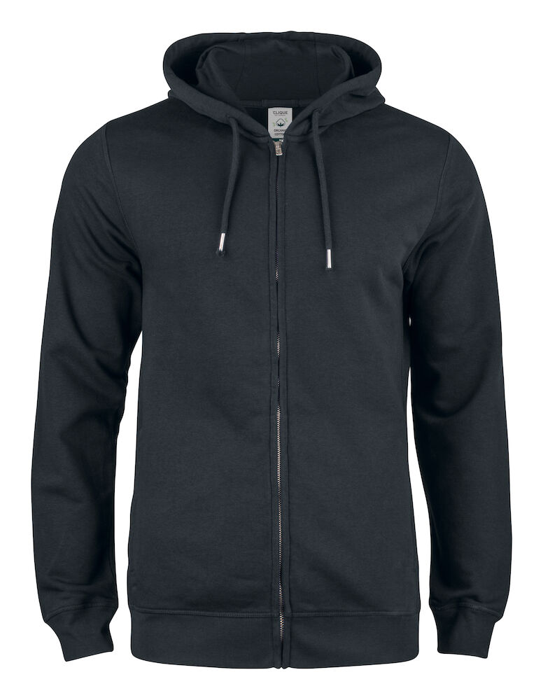 Premium OC Hoody Full Zip - 99 schwarz - Front