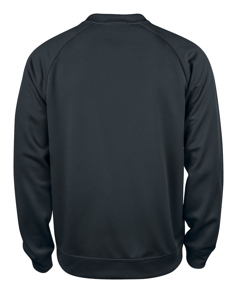 Basic Active Roundneck - 99 schwarz - Model back