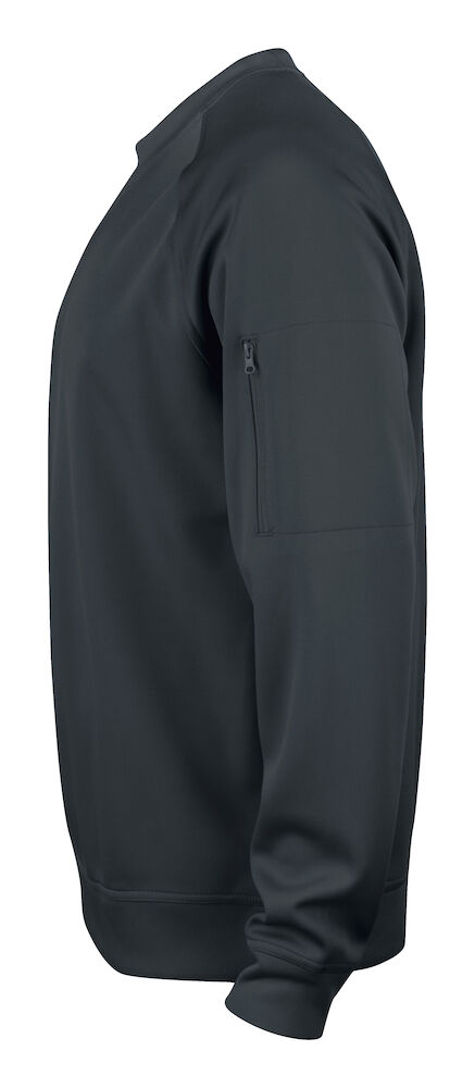Basic Active Roundneck - 99 schwarz - Back