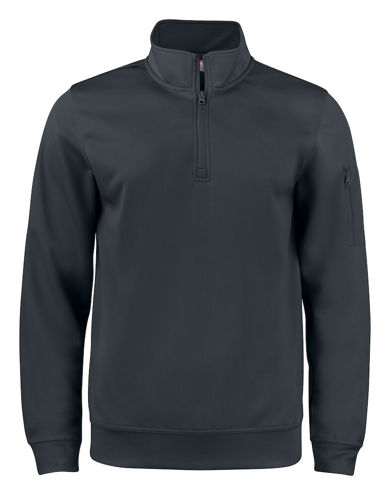 Basic Active Half Zip - 99 schwarz - Front