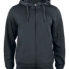 Basic Active Hoody Full Zip - 99 schwarz - Front