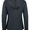Basic Active Hoody Full Zip Women - 99 schwarz - Model back