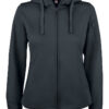 Basic Active Hoody Full Zip Women - 99 schwarz - Front