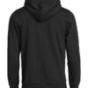 Basic Hoody - 99 schwarz - Model back
