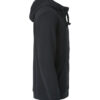 Basic Hoody Full Zip - 99 schwarz - Model front
