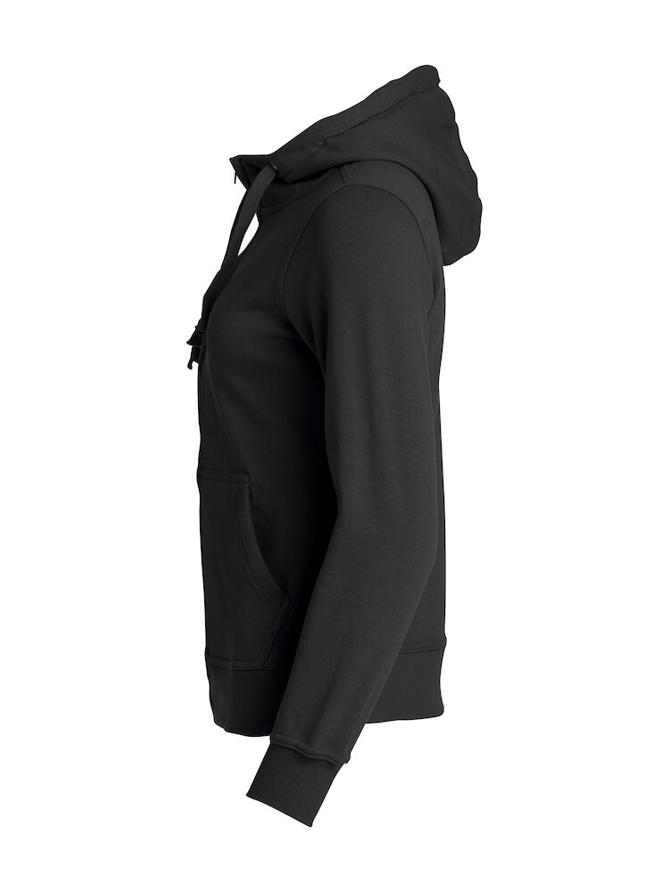 Basic Hoody Full Zip Women - 99 schwarz - Back