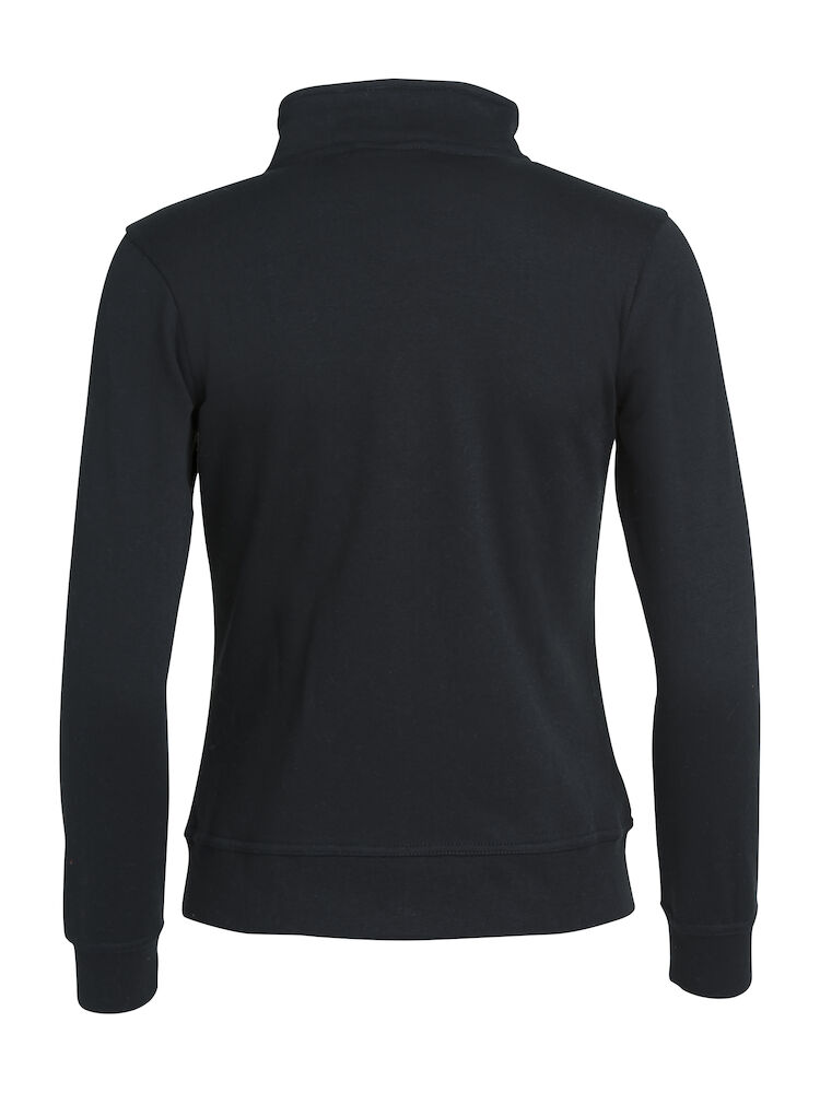 Basic Cardigan Women - 99 schwarz - Model back
