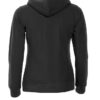 Classic Hoody Women - 99 schwarz - Model back