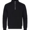 Classic Half Zip - 99 schwarz - Front