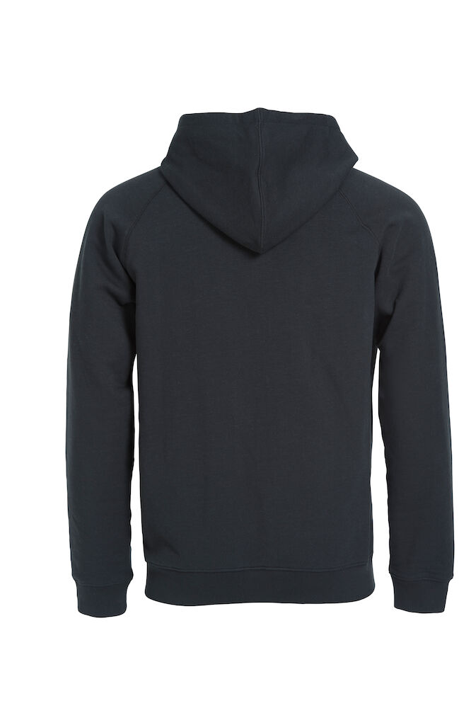 Classic Hoody Full Zip - 99 schwarz - Model back