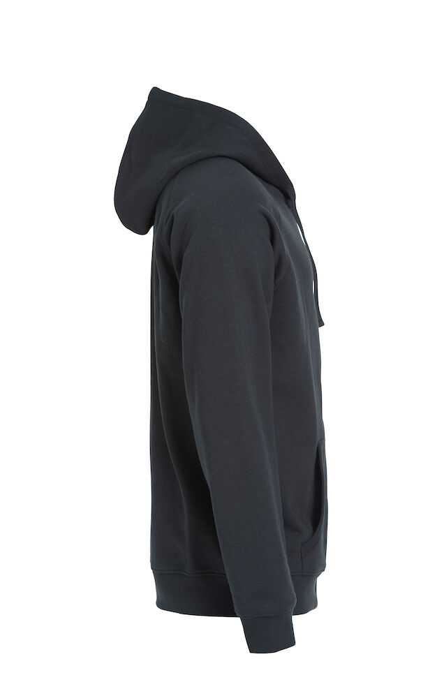 Classic Hoody Full Zip - 99 schwarz - Model front