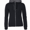 Classic Hoody Full Zip Women - 99 schwarz - Front