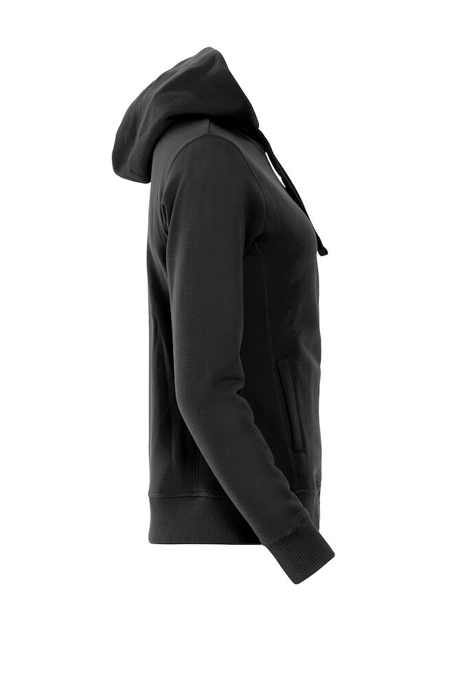 Classic Hoody Full Zip Women - 99 schwarz - Model front