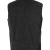 Basic Polar Fleece Vest - 99 schwarz - Model back