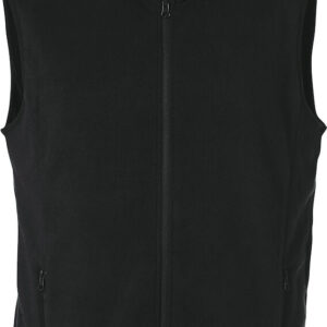 Basic Polar Fleece Vest - 99 schwarz - Front
