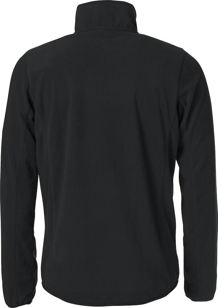 Basic Micro Fleece Jacket - 99 schwarz - Model back