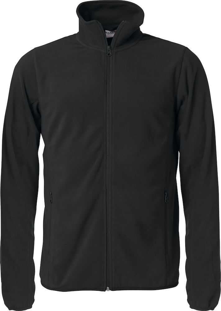 Basic Micro Fleece Jacket - 99 schwarz - Front