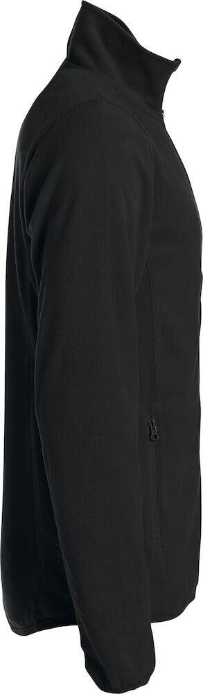 Basic Micro Fleece Jacket - 99 schwarz - Model front