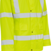 Dry Zone Visible Jacke mit verstellbar an untere Kante - 040 warngelb - Front