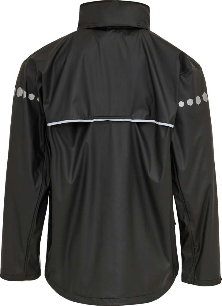 Dry Zone D-LUX Jacke fleecefutter am Kragen - 010 schwarz - Back
