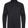 Stretch Shirt L/S - 99 schwarz - Front