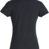 Basic Polo Women - 99 schwarz - Model back
