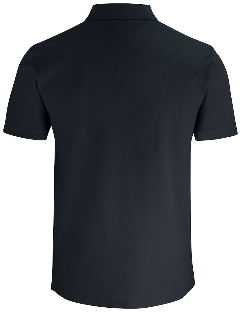 Basic Polo Pocket - 99 schwarz - Model back