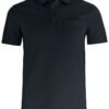 Basic Polo Pocket - 99 schwarz - Front